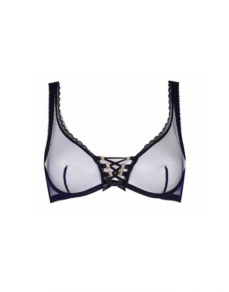 Agent Provocateur Indy High Apex Underwired Bra レディース ブラ 青 日本 | T0C-8114