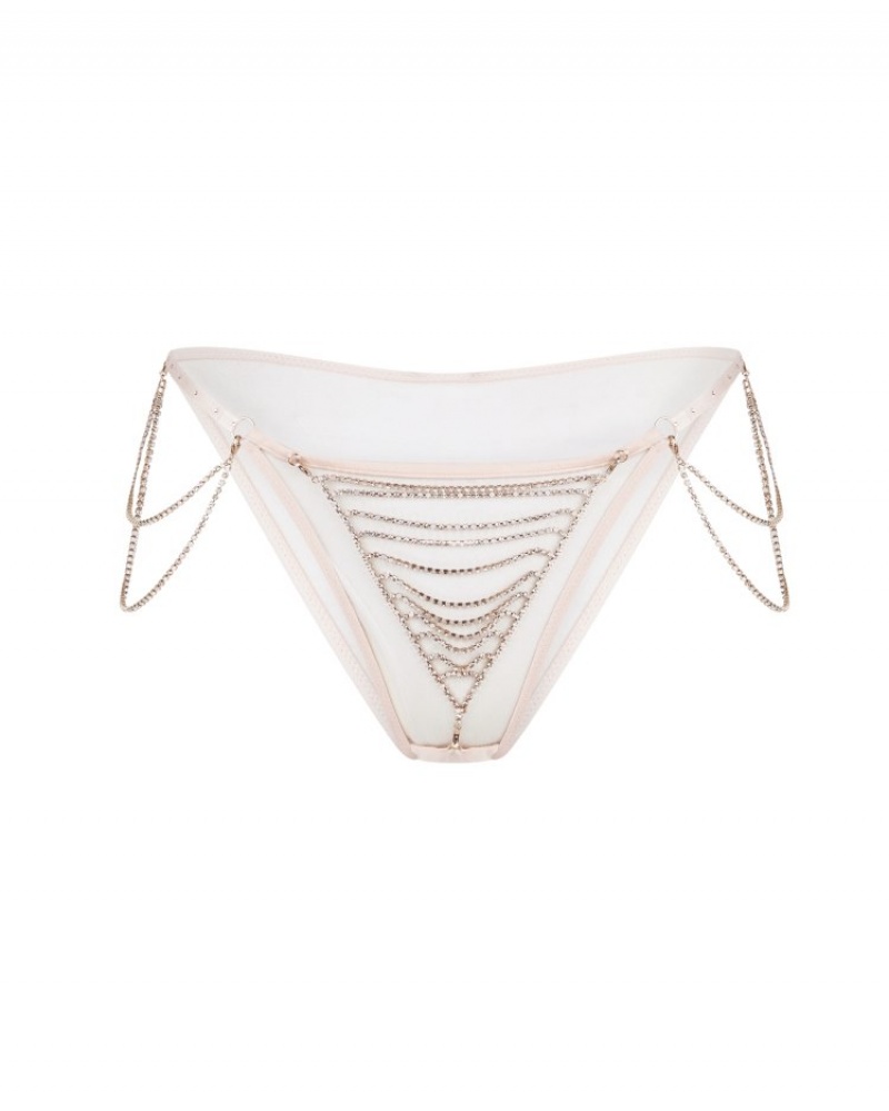 Agent Provocateur Jasmira Detachable Chain Full Brief レディース ブリーフ ピンク 日本 | Y2J-8575