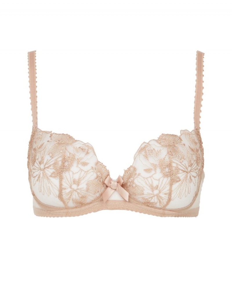 Agent Provocateur Jayce Plunge Underwired Bra レディース ブラ Praline 日本 | R1V-4160