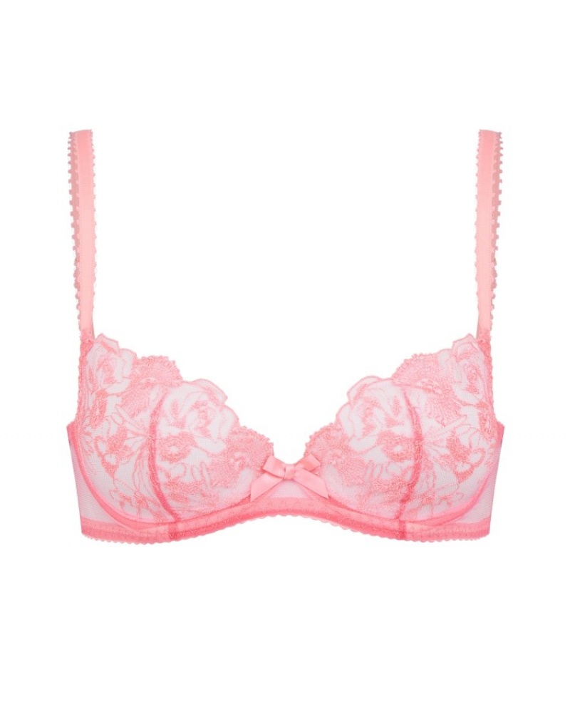 Agent Provocateur Jayce Plunge Underwired Bra レディース ブラ ピンク 日本 | K8N-2089