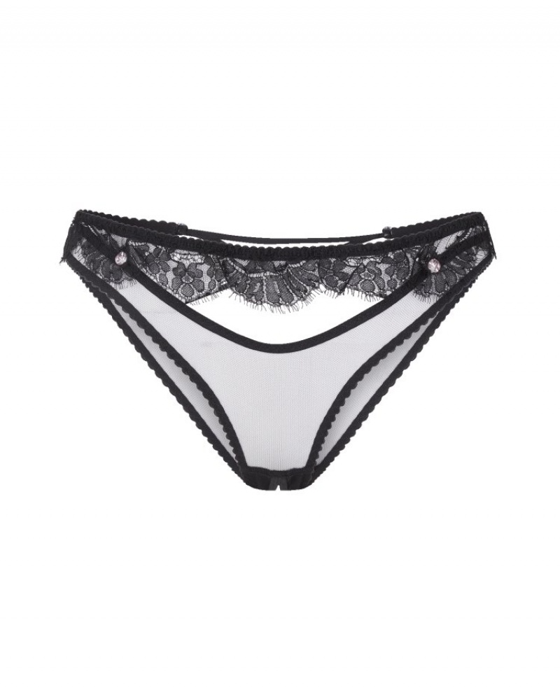 Agent Provocateur Jaylin Ouvert レディース ニッカーズ 黒 日本 | P1R-5429