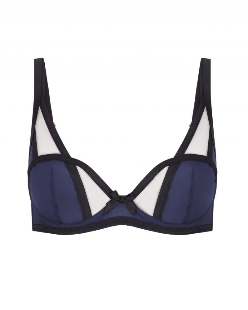 Agent Provocateur Joan ひも レディース Tバック Navy/Black 日本 | E8V-6390