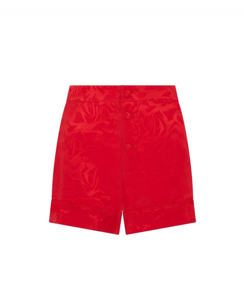 Agent Provocateur Kassidie Pyjama Shorts レディース パジャマ 赤 日本 | Q4Y-7000