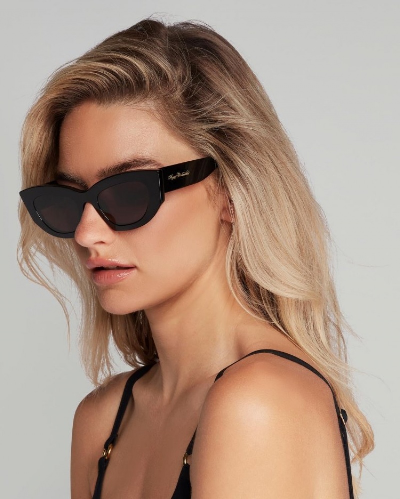 Agent Provocateur Kitti Sunglasses レディース サングラス 黒 日本 | B1B-0938