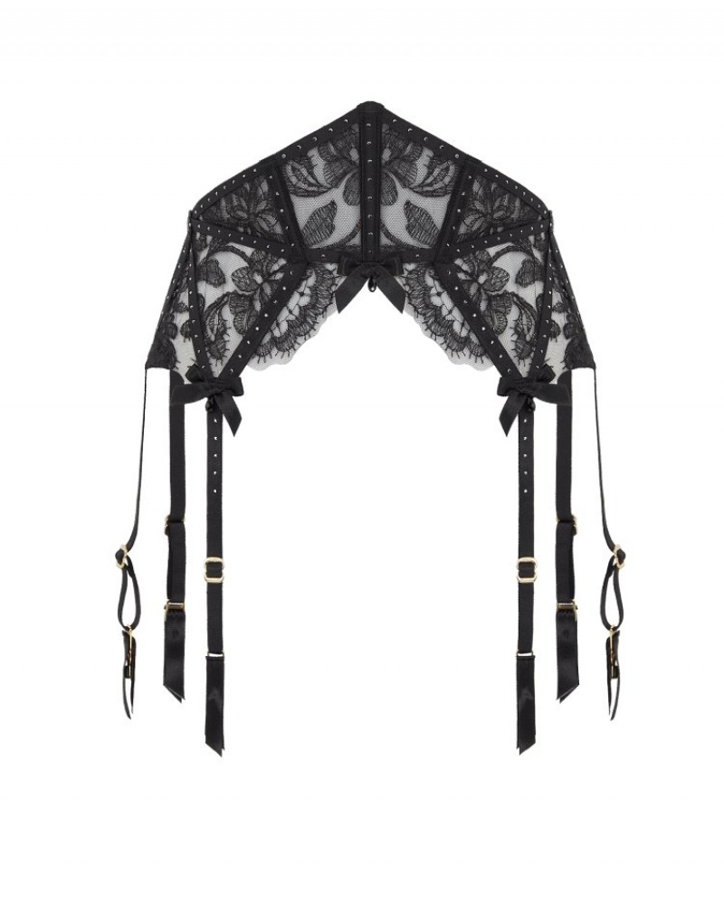 Agent Provocateur Krystabell Corset レディース コルセット 黒 日本 | H9L-1398