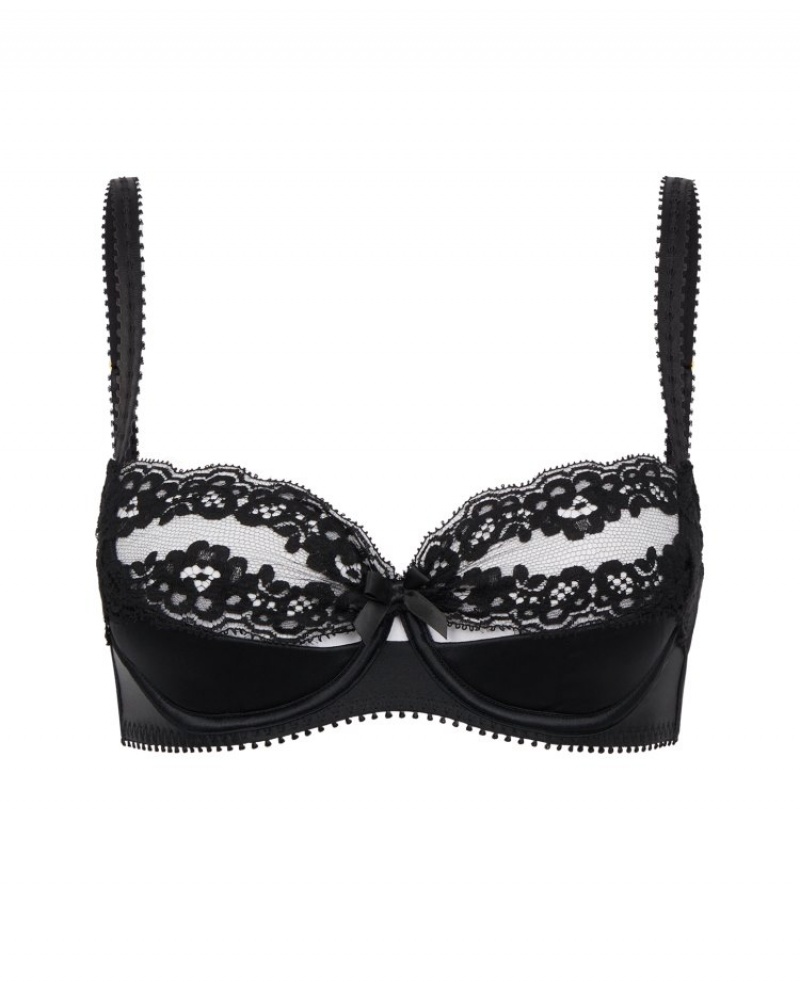 Agent Provocateur Lacy Balconette Underwired Bra レディース ブラ 黒 日本 | B9D-2519