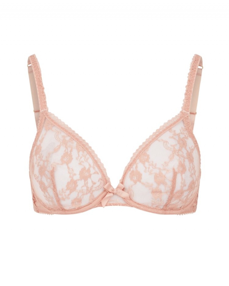 Agent Provocateur Laily 1 Plunge Underwired Bra レディース ブラ Praline 日本 | D0N-0810