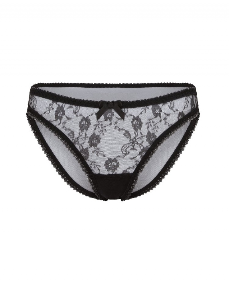 Agent Provocateur Laily 1 ひも レディース Tバック 深い黒 日本 | B3O-3333