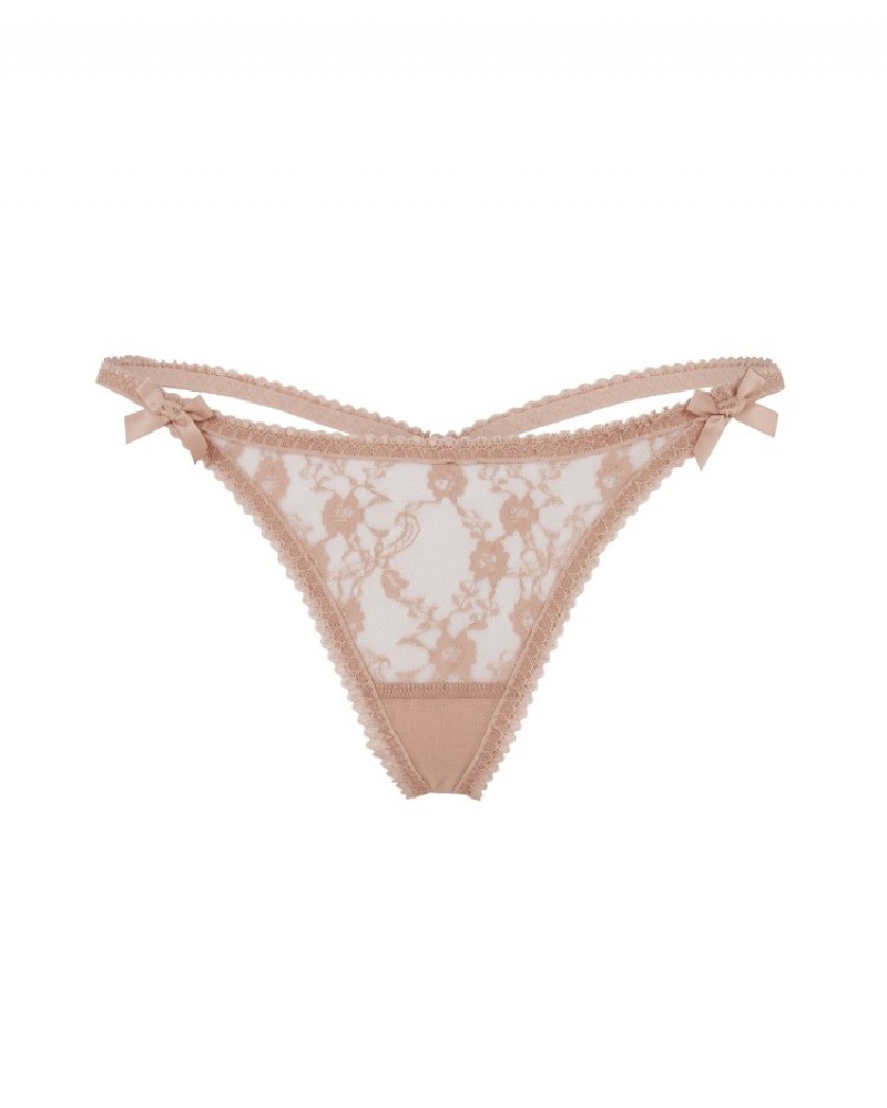 Agent Provocateur Laily Plunge Underwired Bra レディース ブラ Praline 日本 | S5C-5866