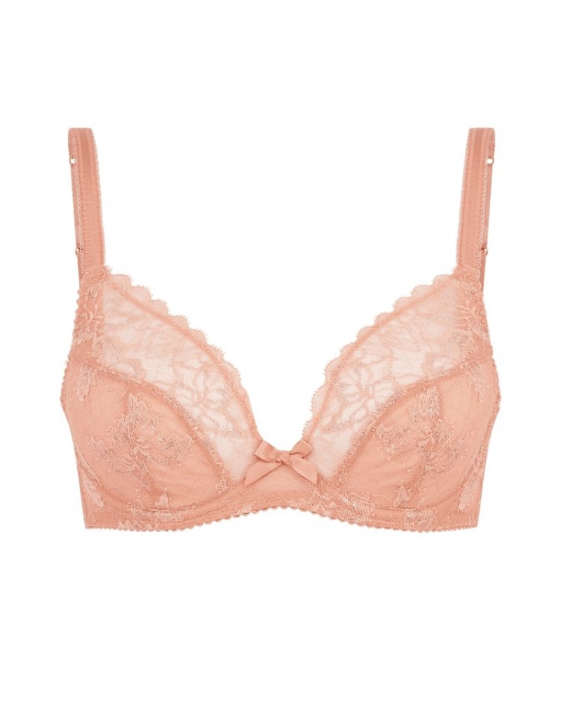 Agent Provocateur Leni Plunge Underwired Bra レディース ブラ Praline 日本 | Y5G-1880