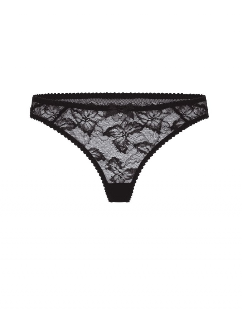 Agent Provocateur Leni ひも レディース Tバック 黒 日本 | S8P-1082