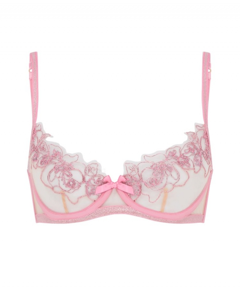 Agent Provocateur Lindie Balconette Underwired Bra レディース ブラ ピンク 日本 | K4W-0629