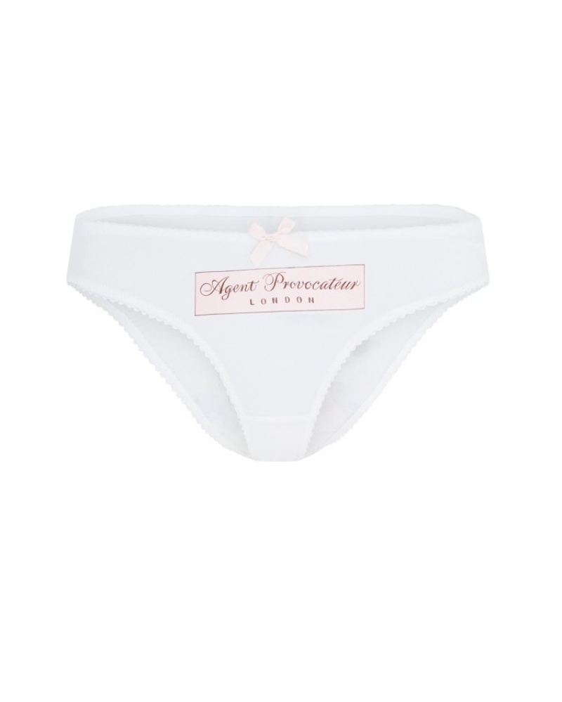 Agent Provocateur London Pyjama Brief レディース パジャマ White/Multi 日本 | M3X-3838