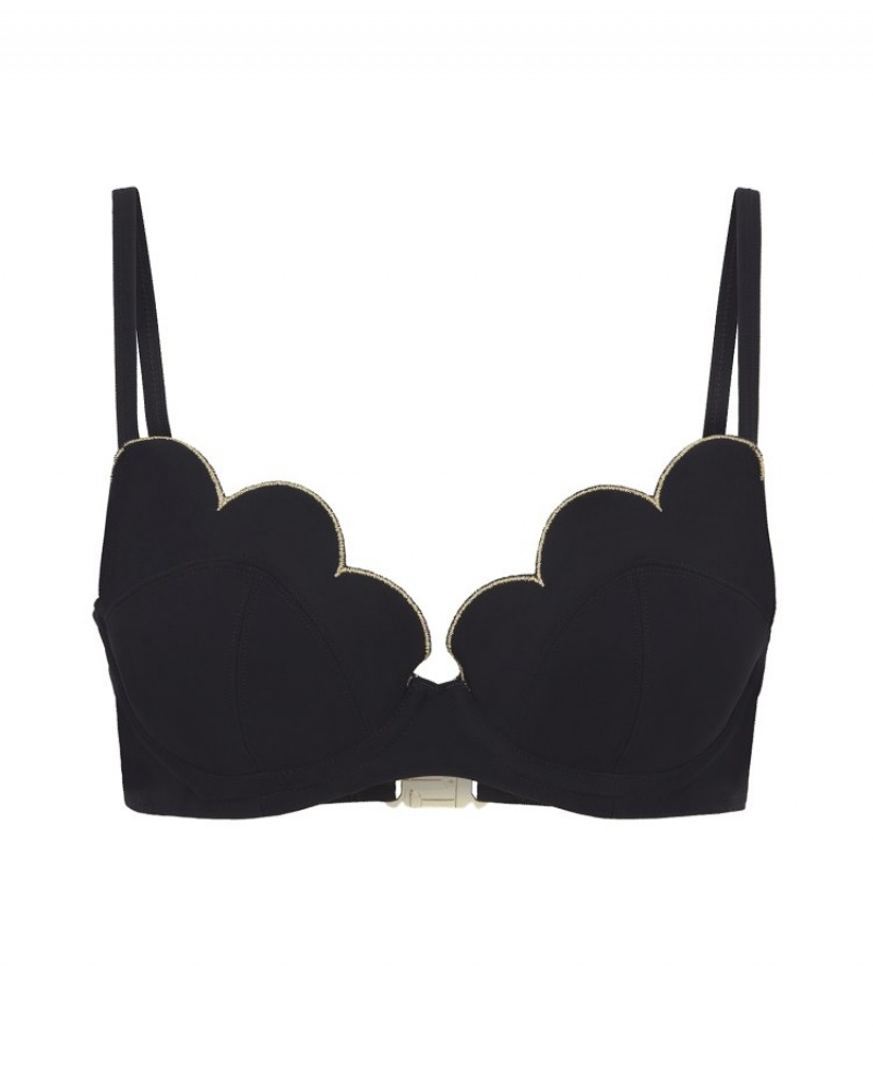 Agent Provocateur Lorna Cupped ビキニ Top レディース ビキニトップ 黒 日本 | R8I-1810