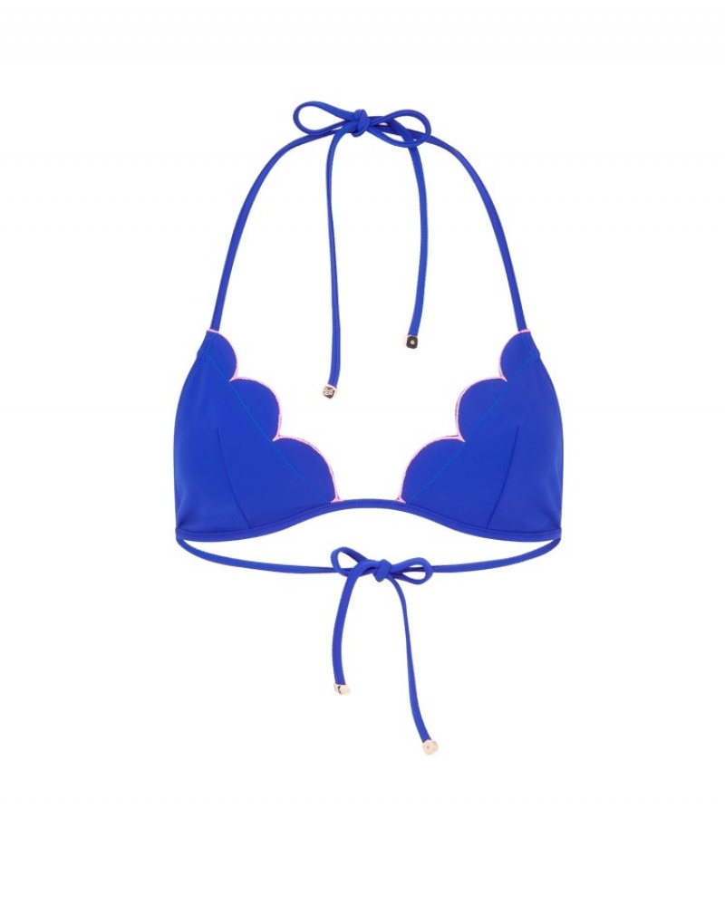 Agent Provocateur Lorna Cupped ビキニ Top レディース ビキニトップ Blue/Pink 日本 | S8A-3837