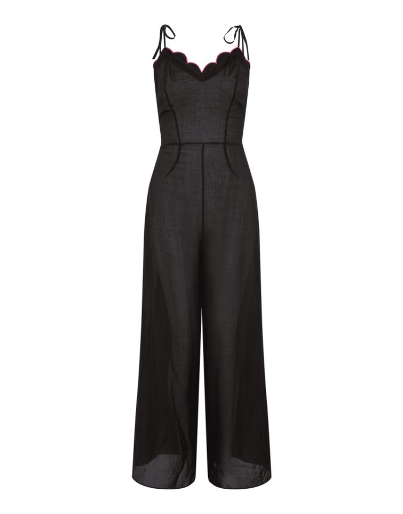 Agent Provocateur Lorna Jumpsuit レディース ジャンプスーツ 黒 日本 | H5M-9410