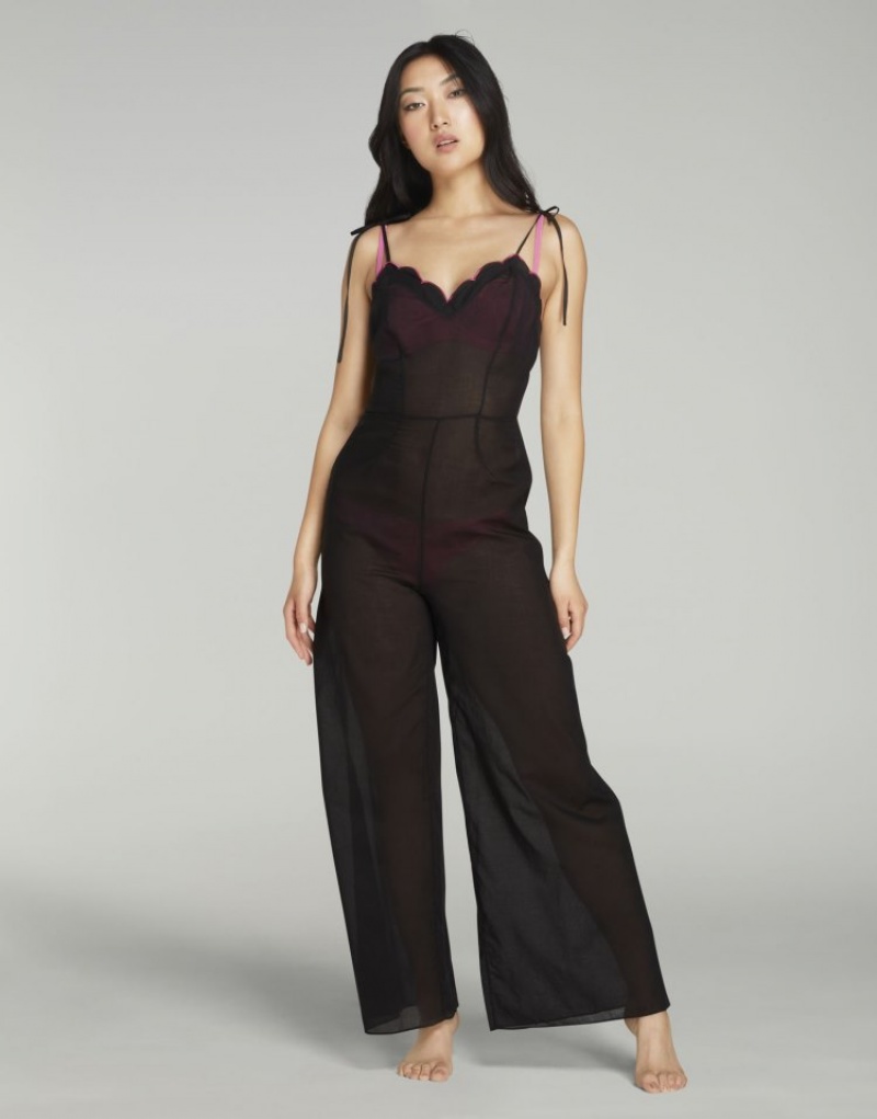 Agent Provocateur Lorna Jumpsuit レディース ジャンプスーツ 黒 日本 | H5M-9410