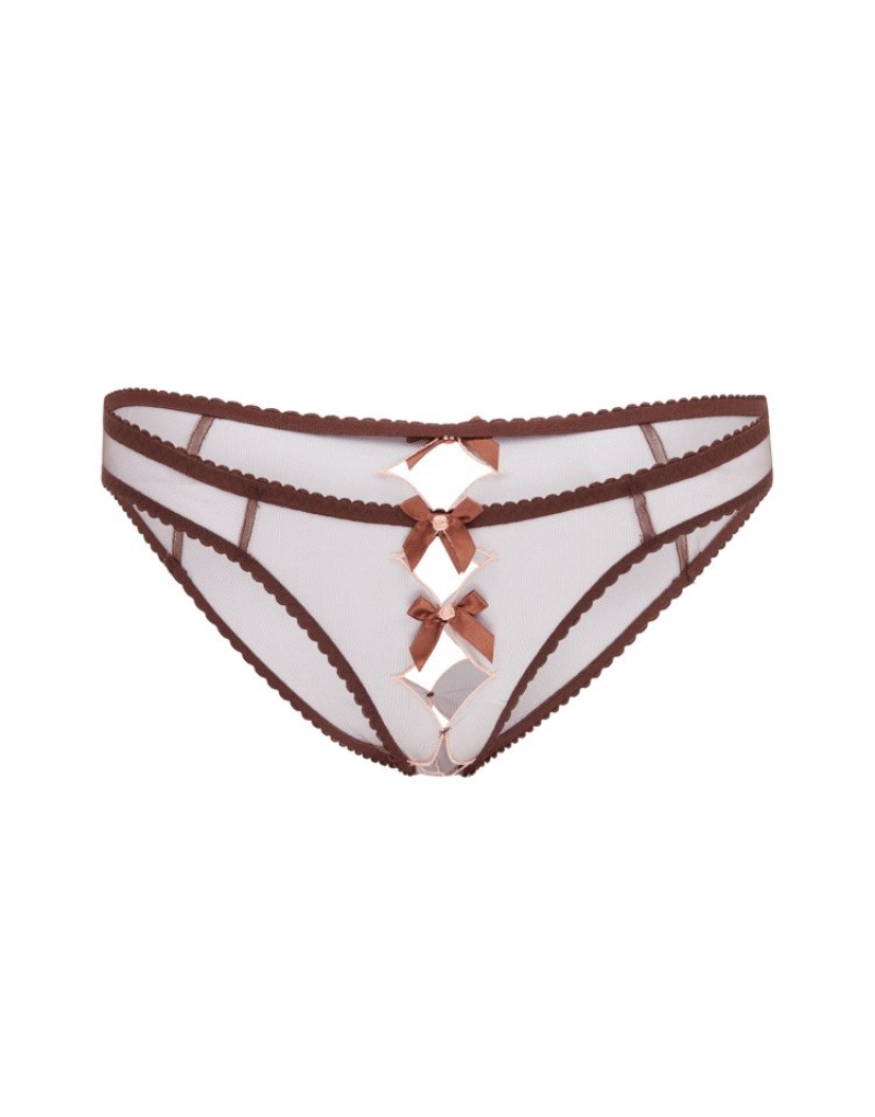 Agent Provocateur Lorna Ouvert レディース ニッカーズ Chestnut 日本 | N8L-4153