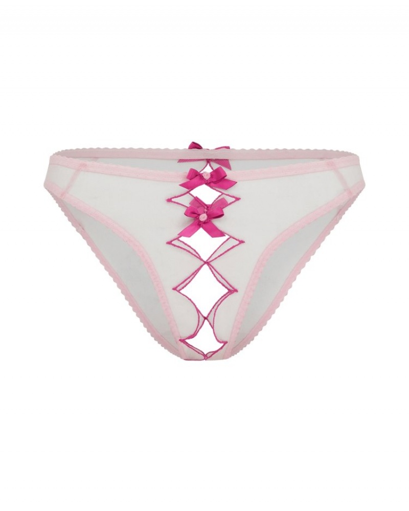 Agent Provocateur Lorna Ouvert レディース ニッカーズ Baby Pink/Magenta 日本 | T5S-0991