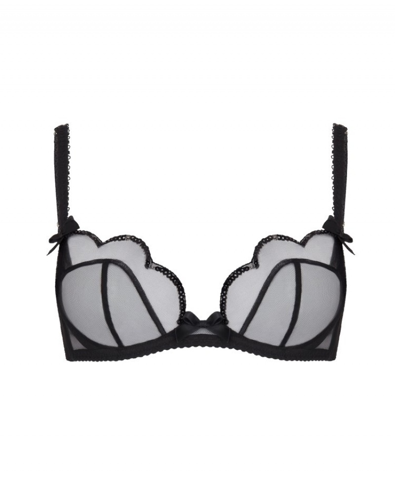 Agent Provocateur Lorna Party Plunge Underwired Bra レディース ブラ 黒 日本 | J3R-0569