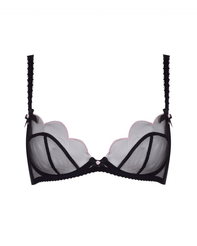 Agent Provocateur Lorna Plunge Underwired Bra レディース ブラ 黒 日本 | S8E-9360