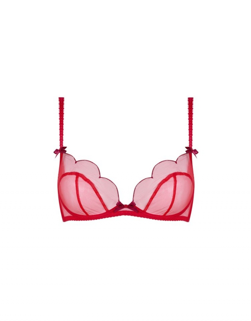 Agent Provocateur Lorna Plunge Underwired Bra レディース ブラ 赤 日本 | H1Z-7823