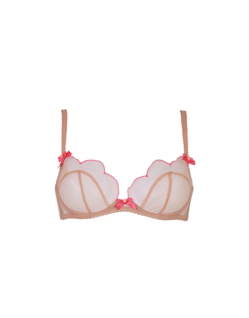 Agent Provocateur Lorna Plunge Underwired Bra レディース ブラ Neutral 日本 | S1F-7334