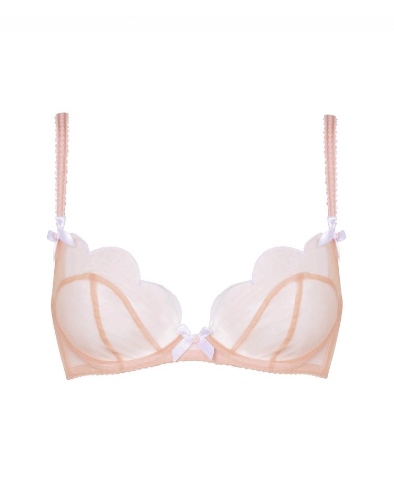 Agent Provocateur Lorna Plunge Underwired Bra レディース ブラ Sand 日本 | U0S-1036