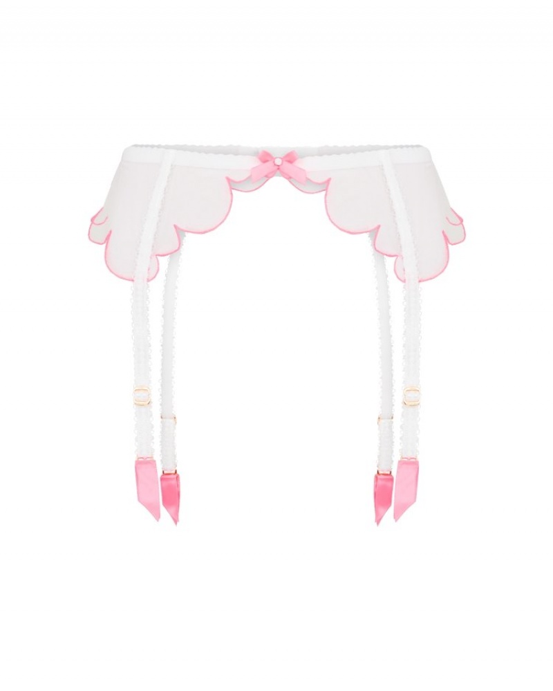 Agent Provocateur Lorna Suspender レディース ランジェリー white/pink 日本 | I7G-7616