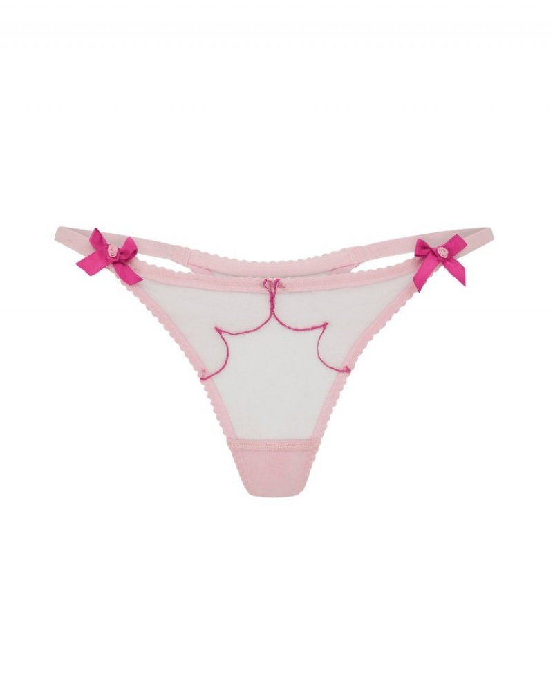 Agent Provocateur Lorna ひも レディース Tバック Baby Pink/Magenta 日本 | M8U-0783