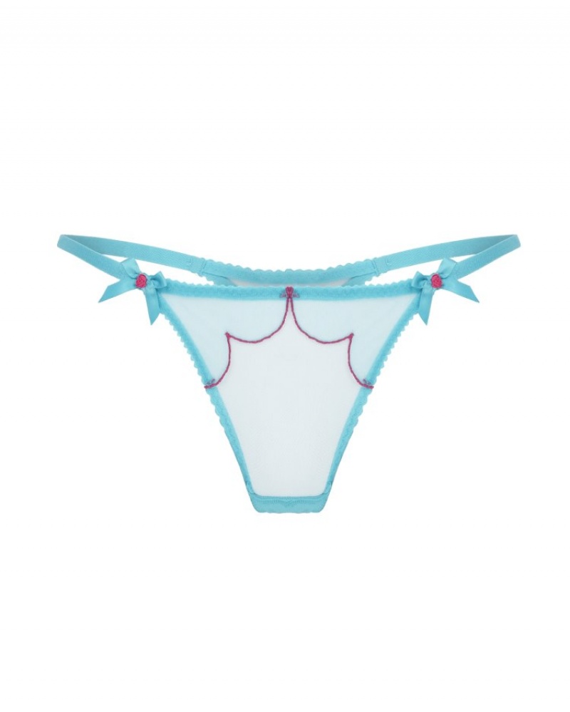 Agent Provocateur Lorna ひも レディース Tバック Teal/Pink 日本 | X6R-2261