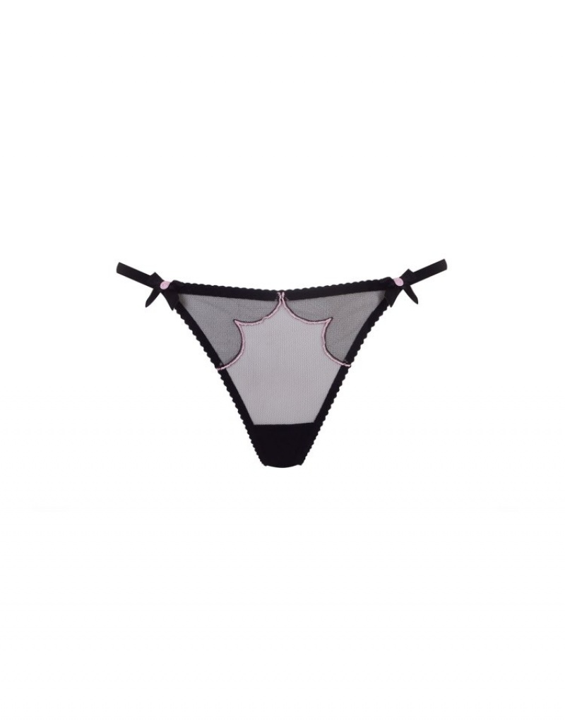 Agent Provocateur Lorna ひも レディース Tバック 黒 日本 | V2F-7499