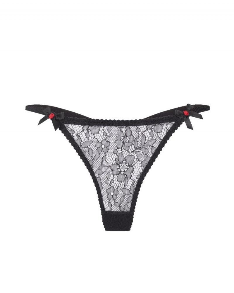 Agent Provocateur Lorna レース ひも レディース Tバック 黒 日本 | W0C-6946