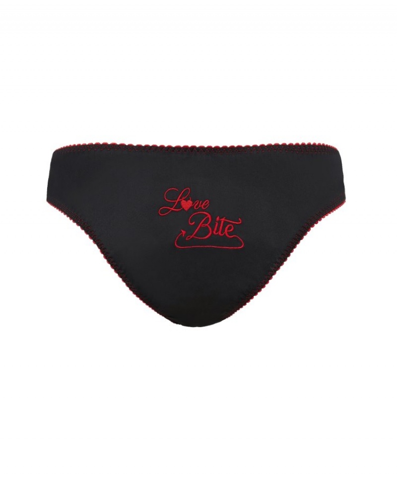 Agent Provocateur Love Bite Full Brief レディース ブリーフ Black/Red 日本 | Y7C-5492