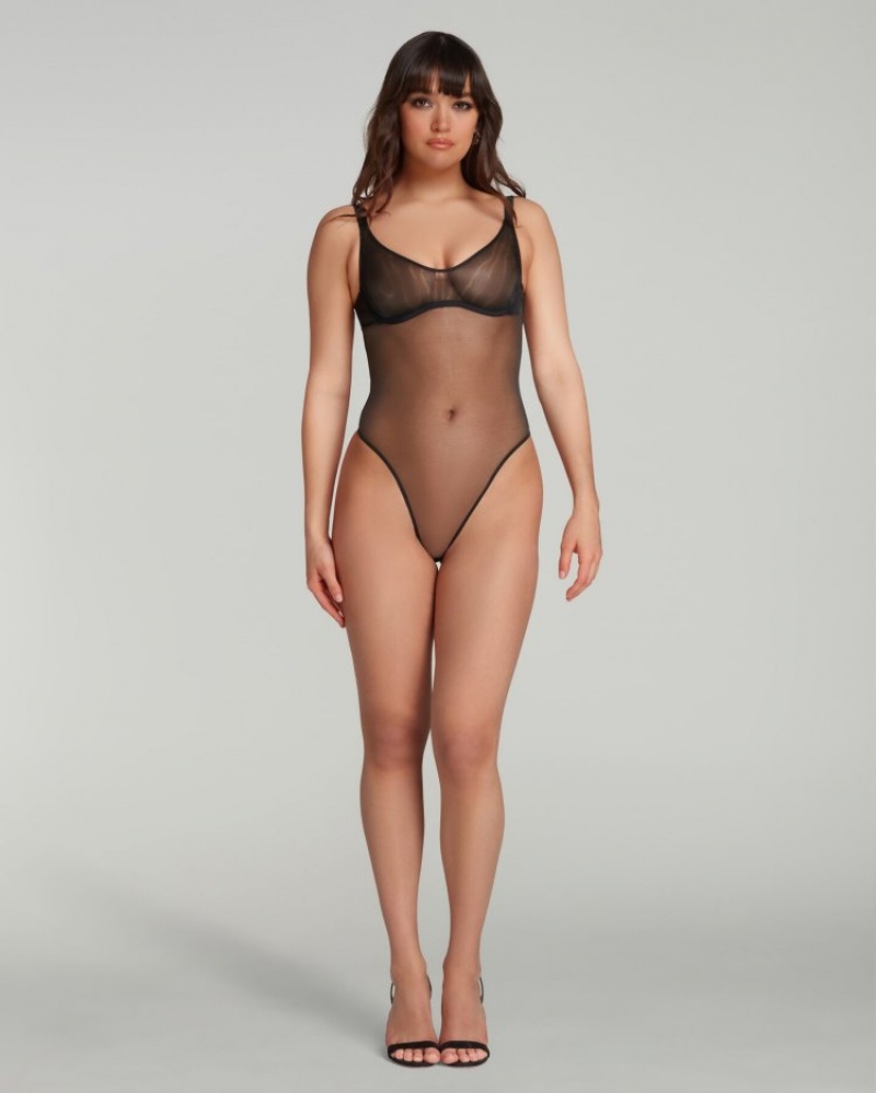 Agent Provocateur Lucky Bodysuit レディース ランジェリー 黒 日本 | O5X-8865