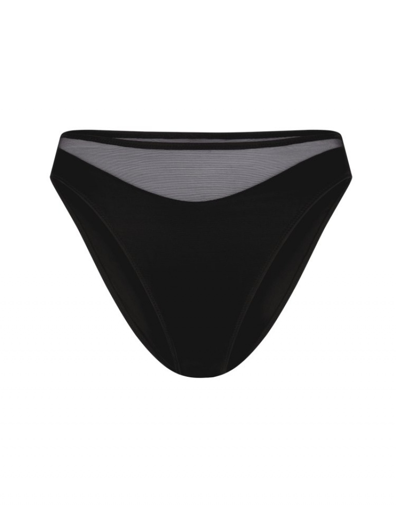 Agent Provocateur Lucky High Leg Brief レディース ブリーフ 黒 日本 | Y7D-5963