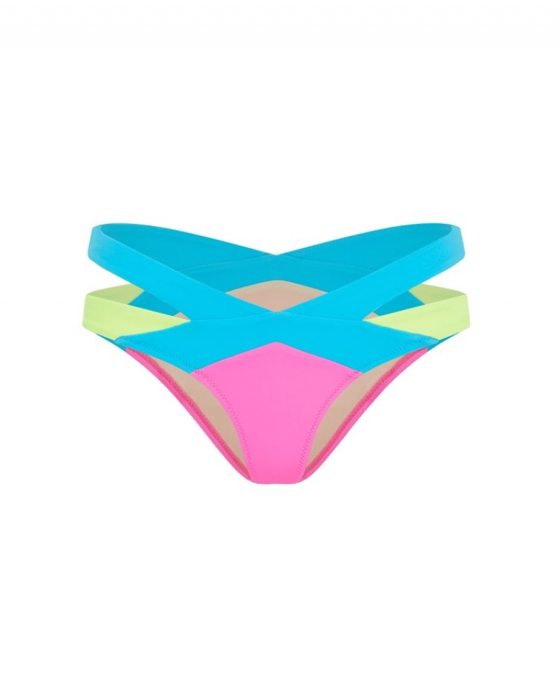 Agent Provocateur Mazzy Swimsuit レディース 水着 blue/pink/yellow 日本 | Y5N-6337