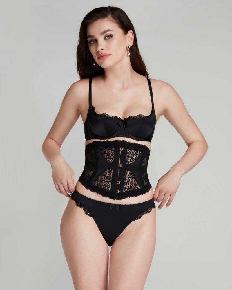 Agent Provocateur Mercy Waspie レディース カフス、チョーカー、ボディチェーン 黒 日本 | O4H-2332