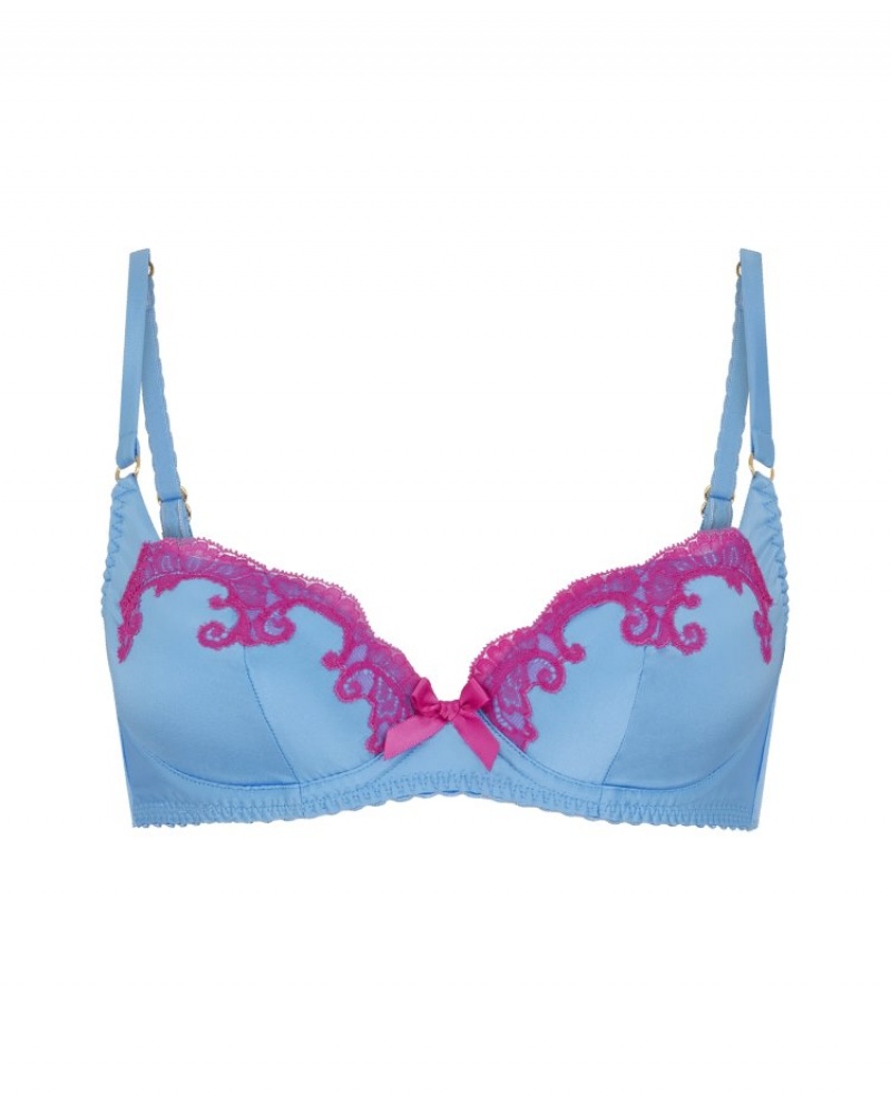 Agent Provocateur Molly Plunge Underwired Bra レディース ブラ 青 日本 | B3E-8058