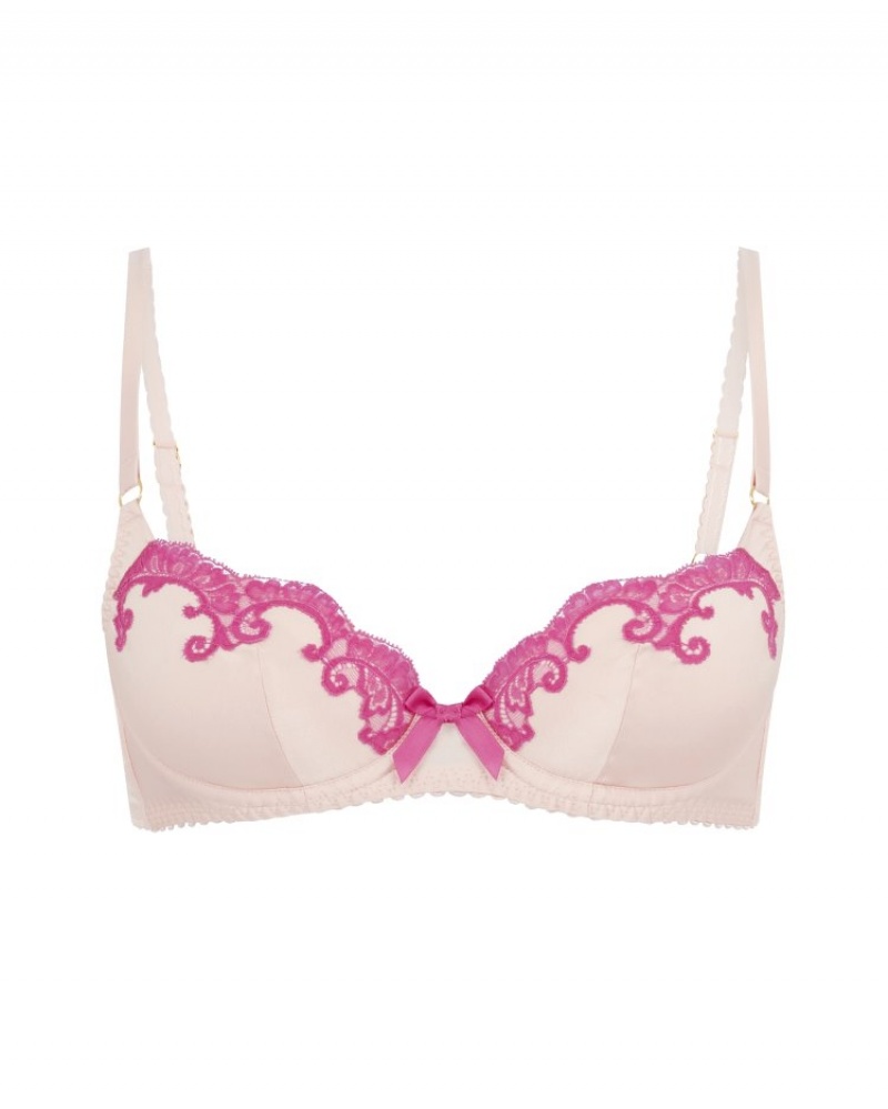 Agent Provocateur Molly Plunge Underwired Bra レディース ブラ ピンク 日本 | K3Y-1783