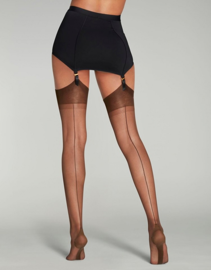 Agent Provocateur Opale 1 Stockings レディース ストッキングとホールドアップ Chestnut 日本 | L3F-6476