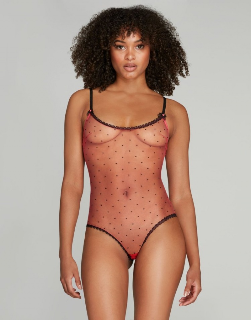 Agent Provocateur Poppie Body レディース ボディスーツ ピンク 日本 | R3C-8901