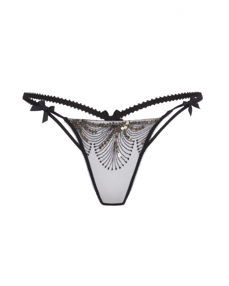 Agent Provocateur Quinny Demi Cup Bra レディース ブラ 黒 日本 | X0X-9768