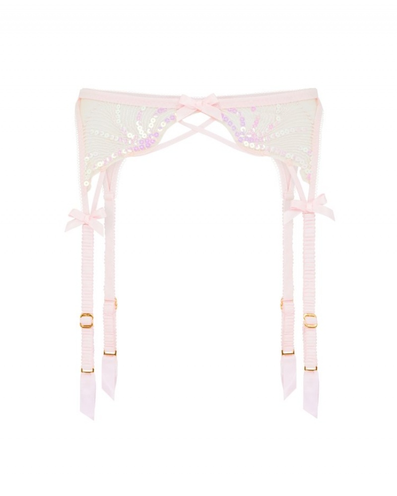 Agent Provocateur Quinny Garter レディース ガーター Baby Pink/Sand 日本 | T5W-4413