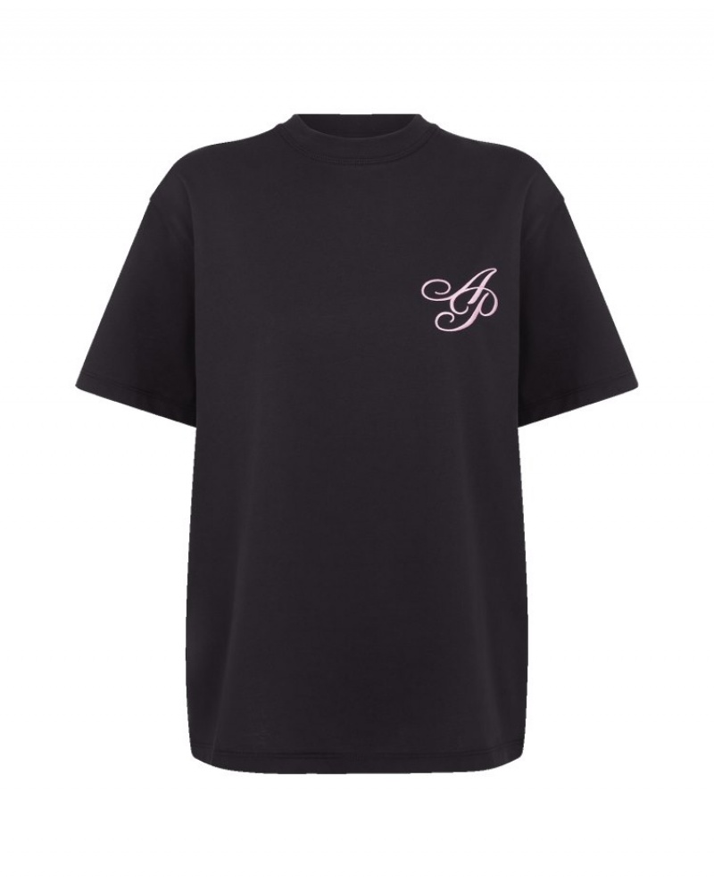 Agent Provocateur Rayley T-Shirt レディース ラウンジウェア 黒 日本 | D2G-9902