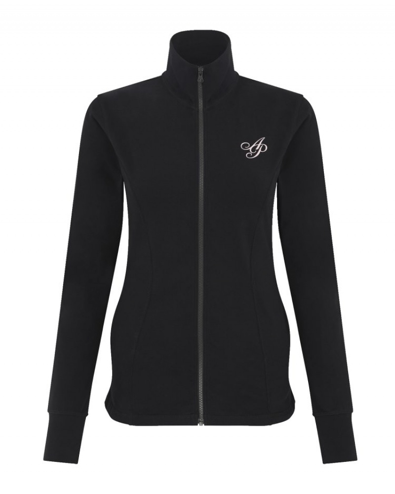 Agent Provocateur Rayley Zip Up Top レディース ウェア 黒 日本 | D6H-9819