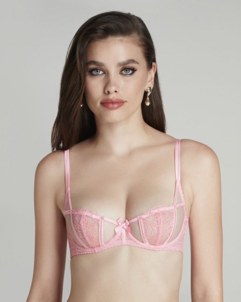 Agent Provocateur Rozlyn Balconette Underwired Bra レディース ブラ ピンク 日本 | X8P-1420