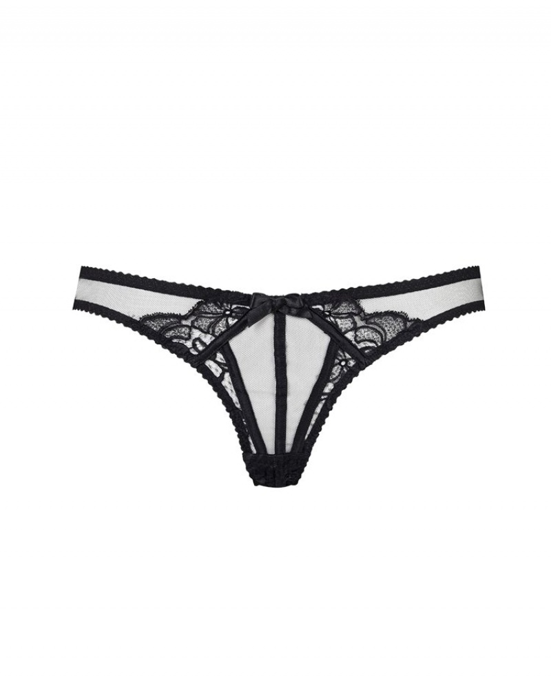 Agent Provocateur Rozlyn Ouvert レディース ニッカーズ 黒 日本 | D8M-4364