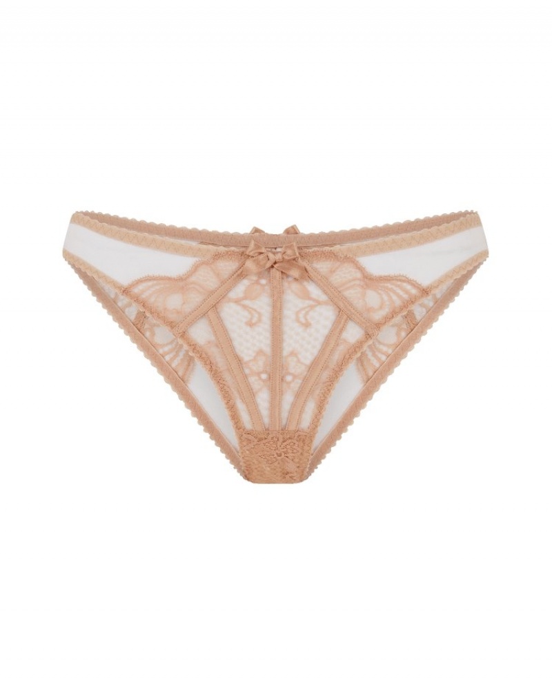 Agent Provocateur Rozlyn Ouvert レディース ニッカーズ Praline 日本 | V1T-8612