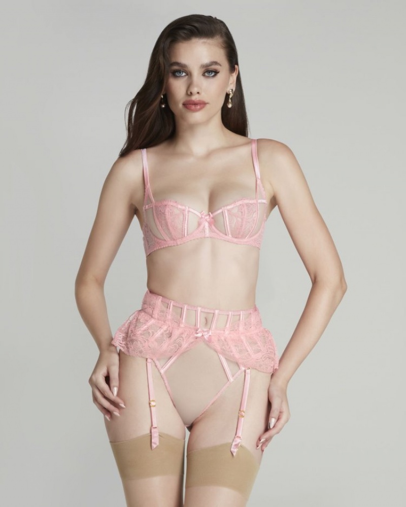 Agent Provocateur Rozlyn Suspender ひも レディース Tバック ピンク 日本 | M3J-4925